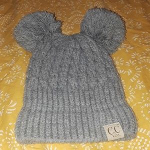 Kids Grey C.C Beanie
